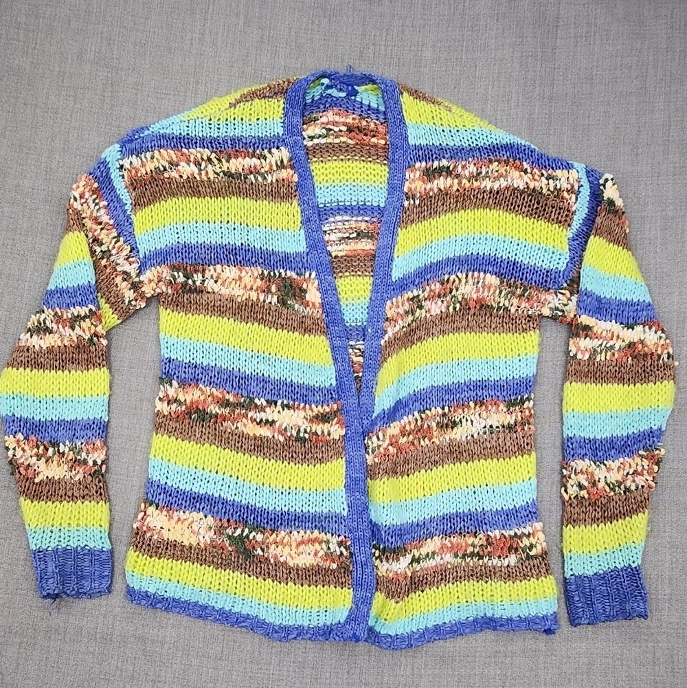 Rehab Multi Color & Textures Drape Cardigan Sweater. Small/ Medium.
